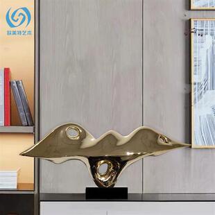 欧式现货三叠阳关摆件玄关桌面装饰品酒店前台雕塑新中式客厅摆设