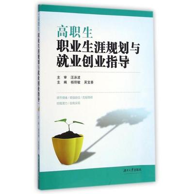 【正版书包邮】高职生职业生涯规划与就业创业指导杨丽敏吴宝善湖南大学出版社