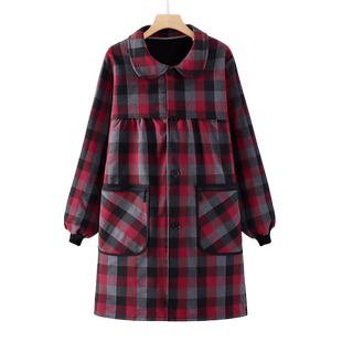 围裙厨房家用2025新款防油罩衣秋冬款女工作服冬季加绒加厚耐脏男