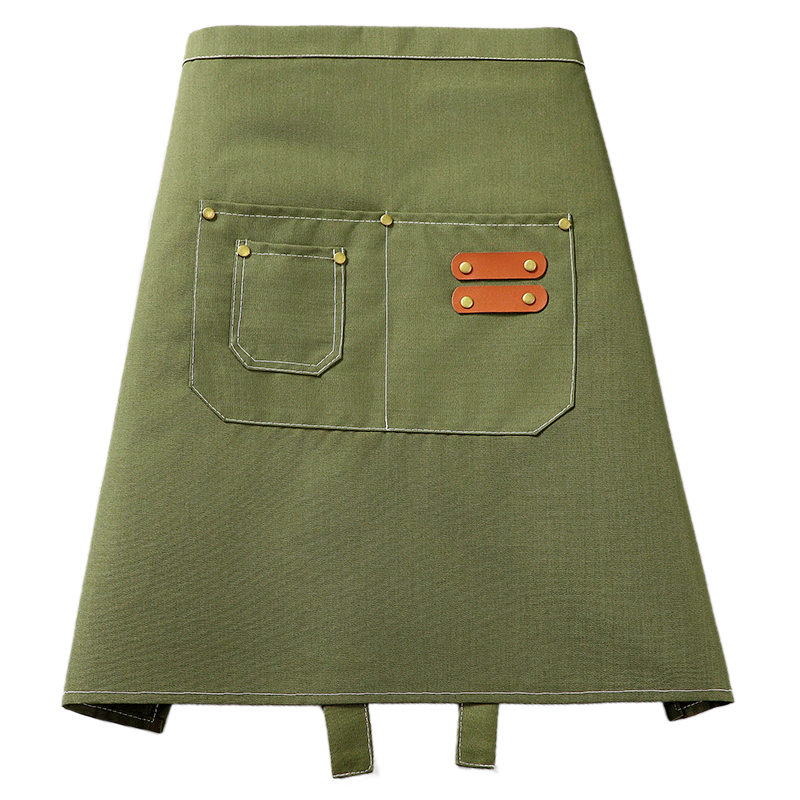 半身围裙厨房家用2025新款质量好的帆布男士餐饮专用定制上班专用