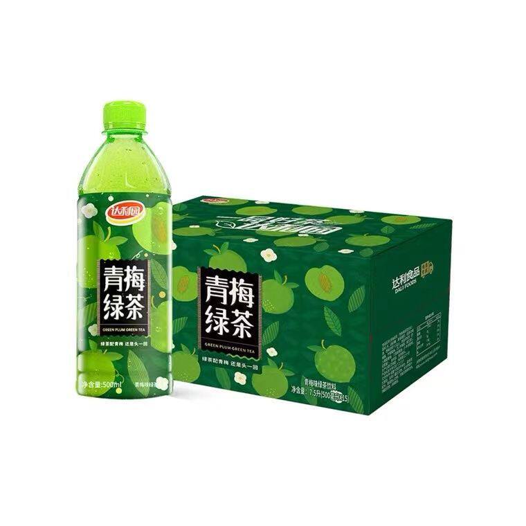 新日期达利园500ml青梅绿