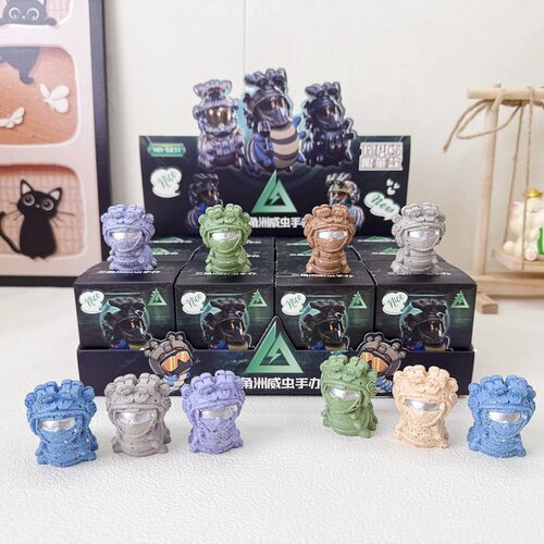 新品三角洲威虫盲盒卡通潮玩游戏
