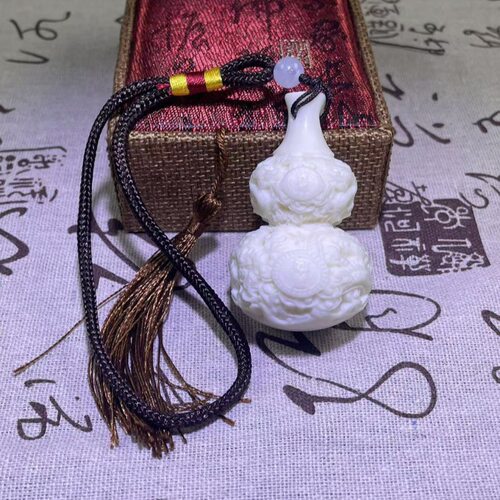 仿象牙果葫芦挂件手把件车多子多