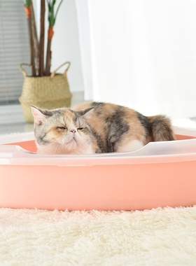 现货速发 litter box out of spatter  extra lge  ilet lit