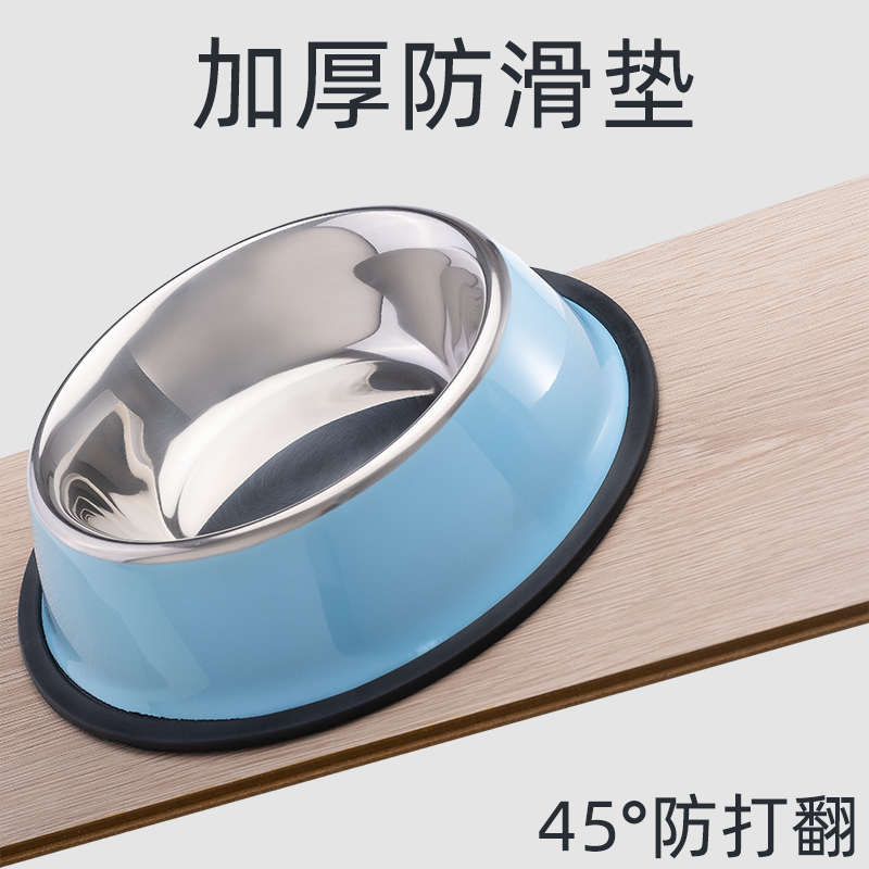 现货速发Dog food bowl lge stle steel dog bowl dog food bowl