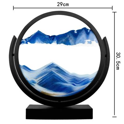 速发艺术沙漏轻奢客厅摆件家居饰品创意流沙画床头柜办公室装饰品