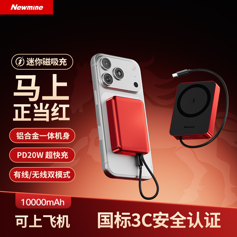 纽曼1万毫安无线20W充电宝图片
