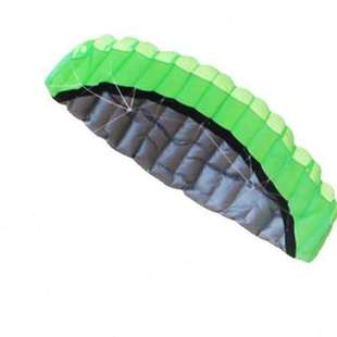 潍坊软体风筝 带logo伞 2.5米红黄蓝绿四色双线伞 复线软体伞