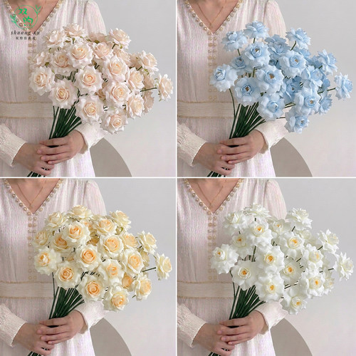 婚庆仿真花批发新品玫瑰派对装饰