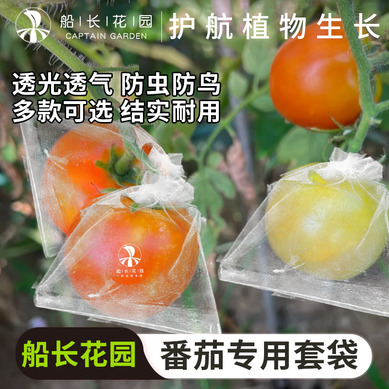 番茄套袋西红柿苗专用袋防虫防鸟透气蔬菜草莓蓝莓桃通用水果网袋