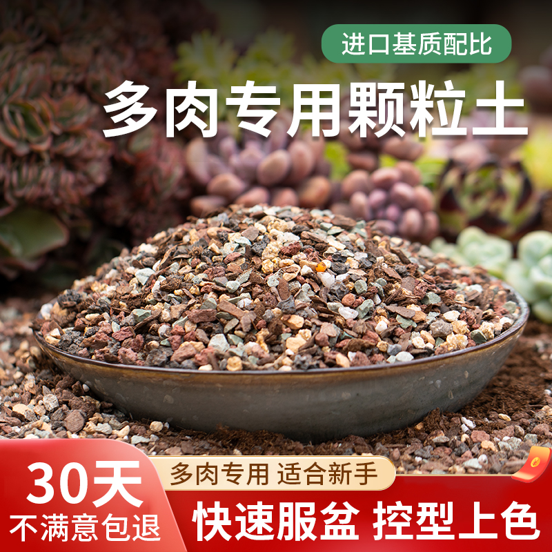 船长多肉专用颗粒营养土花园种植进口泥炭土壤纯颗粒铺面花土包邮