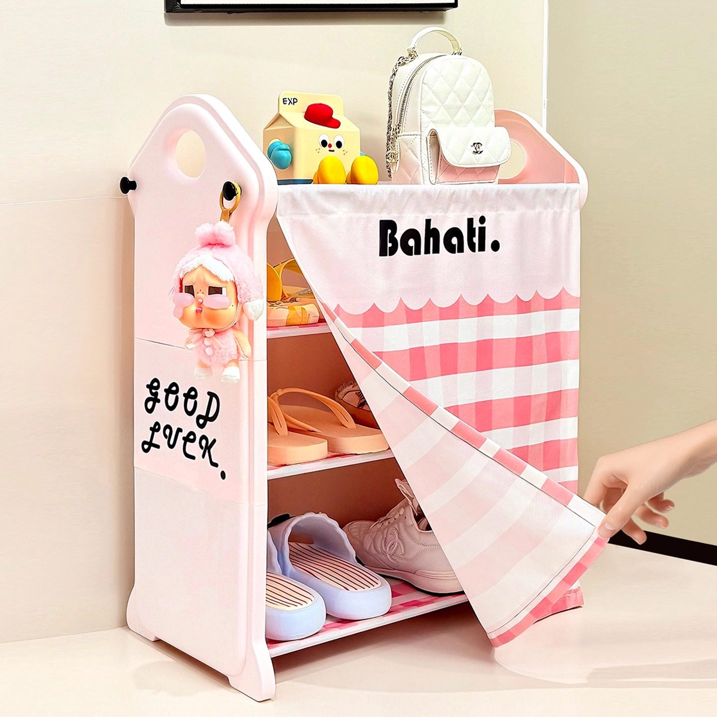 入户门防尘鞋架家用门口室内多层放鞋子收纳架学生宿舍省空间鞋柜,收纳整理,鞋子收纳架,淘宝优惠券,粉丝福利购,淘宝优惠卷