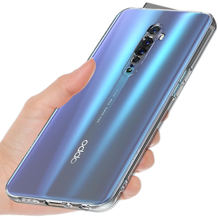 适用于opporeno2手机壳透明OPPO RENO2Z保护套软reno新款10倍变焦版防摔全包边RENO Z硅胶外壳男女创意简约