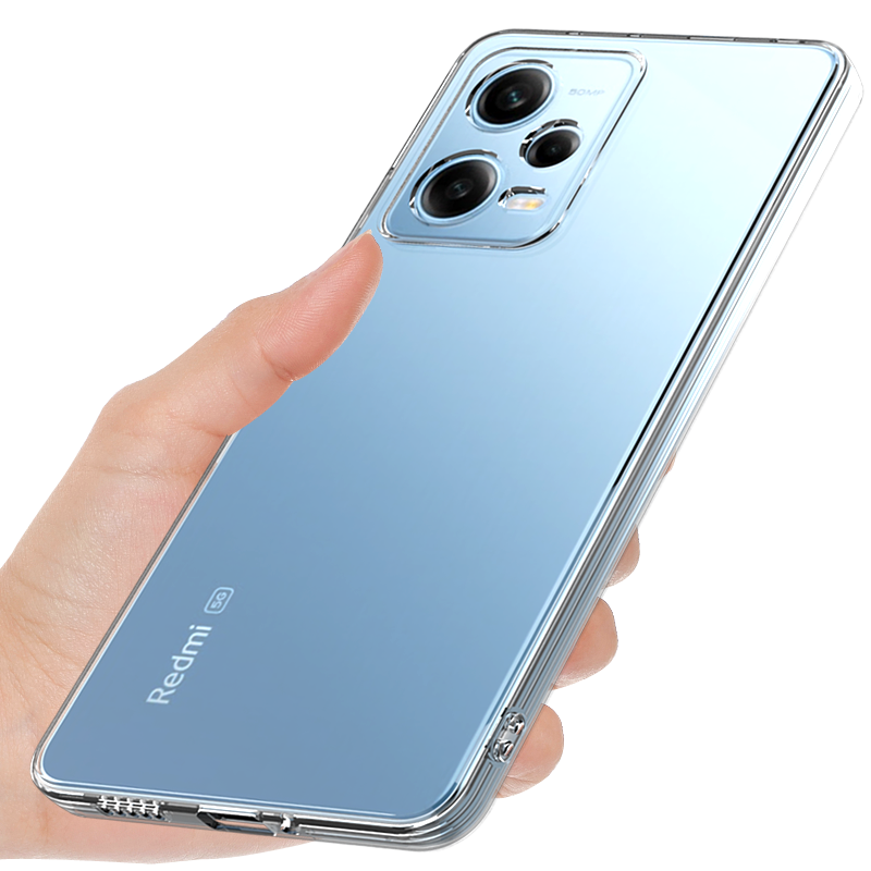 适用于红米note12pro手机壳透明Redmi小米note12极速版Note12Turbo保护套12tpro新款12PRO+防摔硅胶软R男女5G
