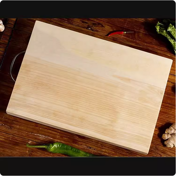 泰兴银杏木长方形加厚整木切菜板