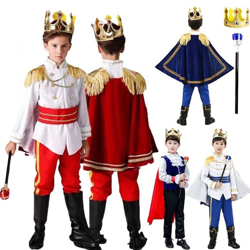 男童王子服装国王cosplay演出服