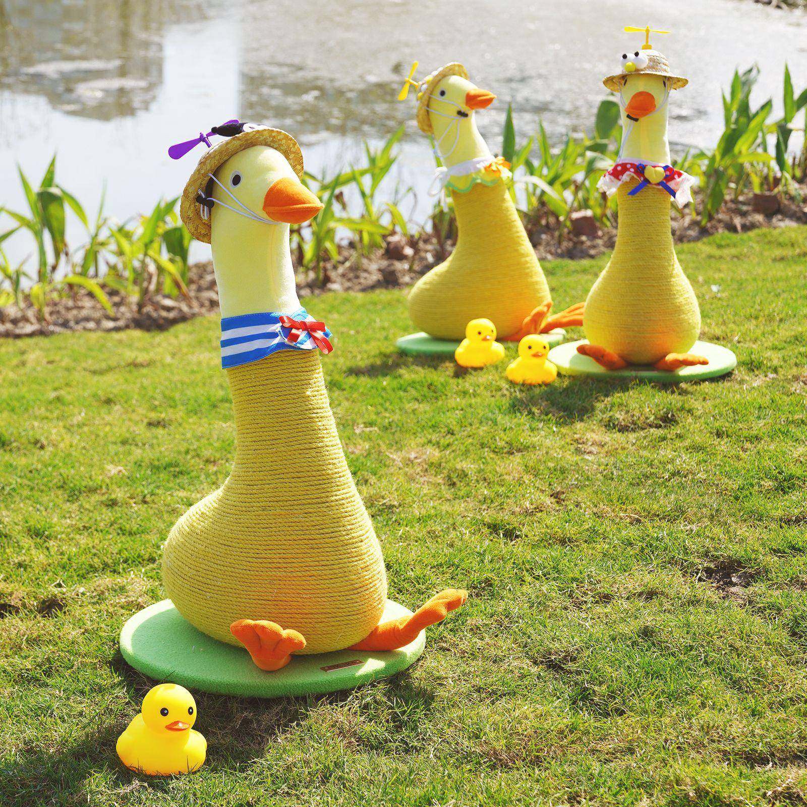 加油鸭猫抓柱磨爪器剑麻猫爬架猫抓板不掉屑保护沙发猫咪自嗨玩具,宠物/宠物食品及用品,宠物智能玩具,淘宝优惠券,粉丝福利购,淘宝优惠卷