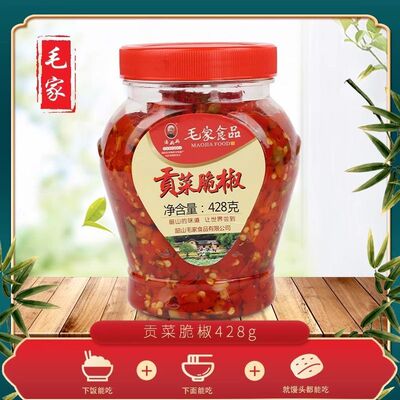 湖南韶山汤妈妈贡菜脆椒428g