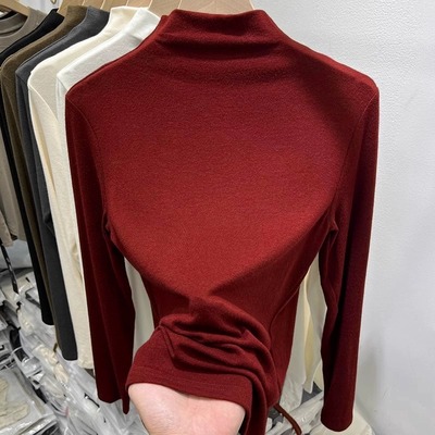 上衣半高领内搭打底衫