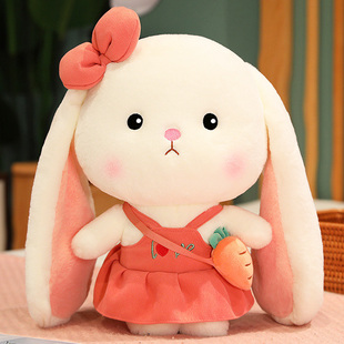 可爱长耳朵兔子毛绒玩具女孩小白兔抱枕女孩睡觉抱公仔布娃娃玩偶