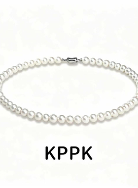 KPPK白色珠珠项链女高端轻奢爆款颈链百搭不过时