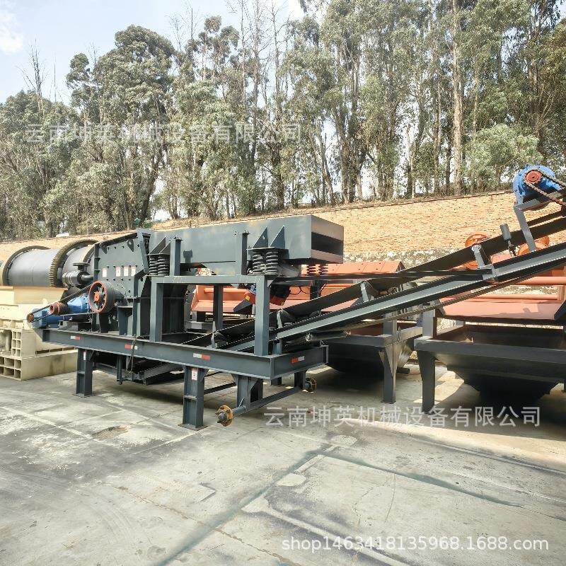 云南昭通乡村碎石机 村镇道路建设 时产100T油电两用移动式破碎机