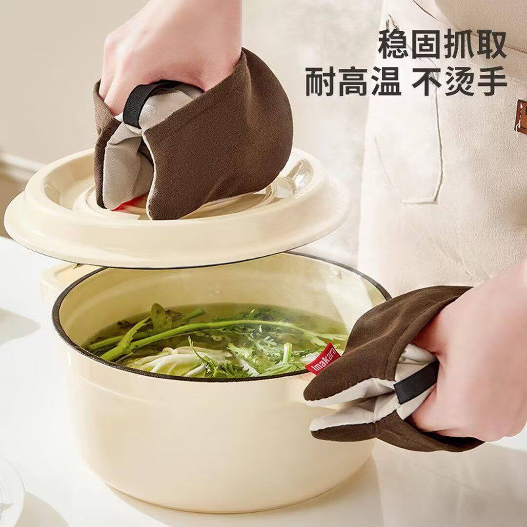 布艺猫咪耐高温防烫锅把手