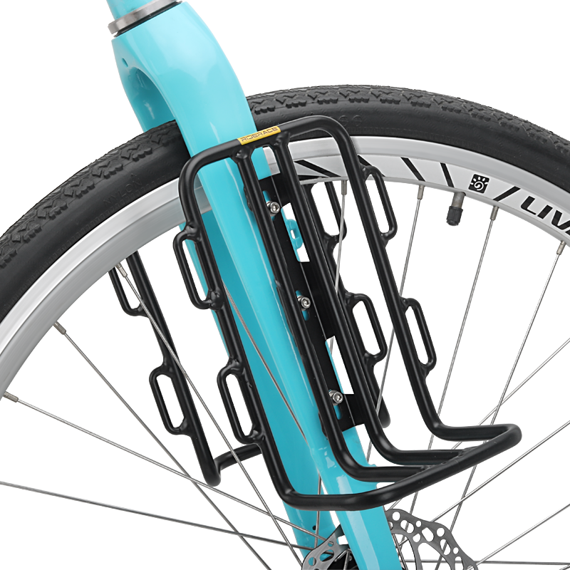 RIDERACE自行车前叉货架山地车公路旅行车前货架载物车包车筐支架
