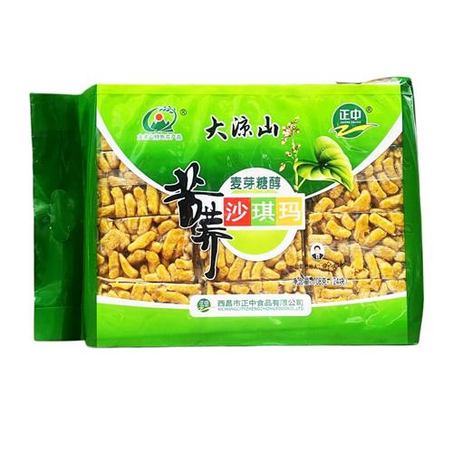正中苦荞麦沙琪玛708g早餐休闲零食品点心大凉山苦荞麦麦芽糖醇沙