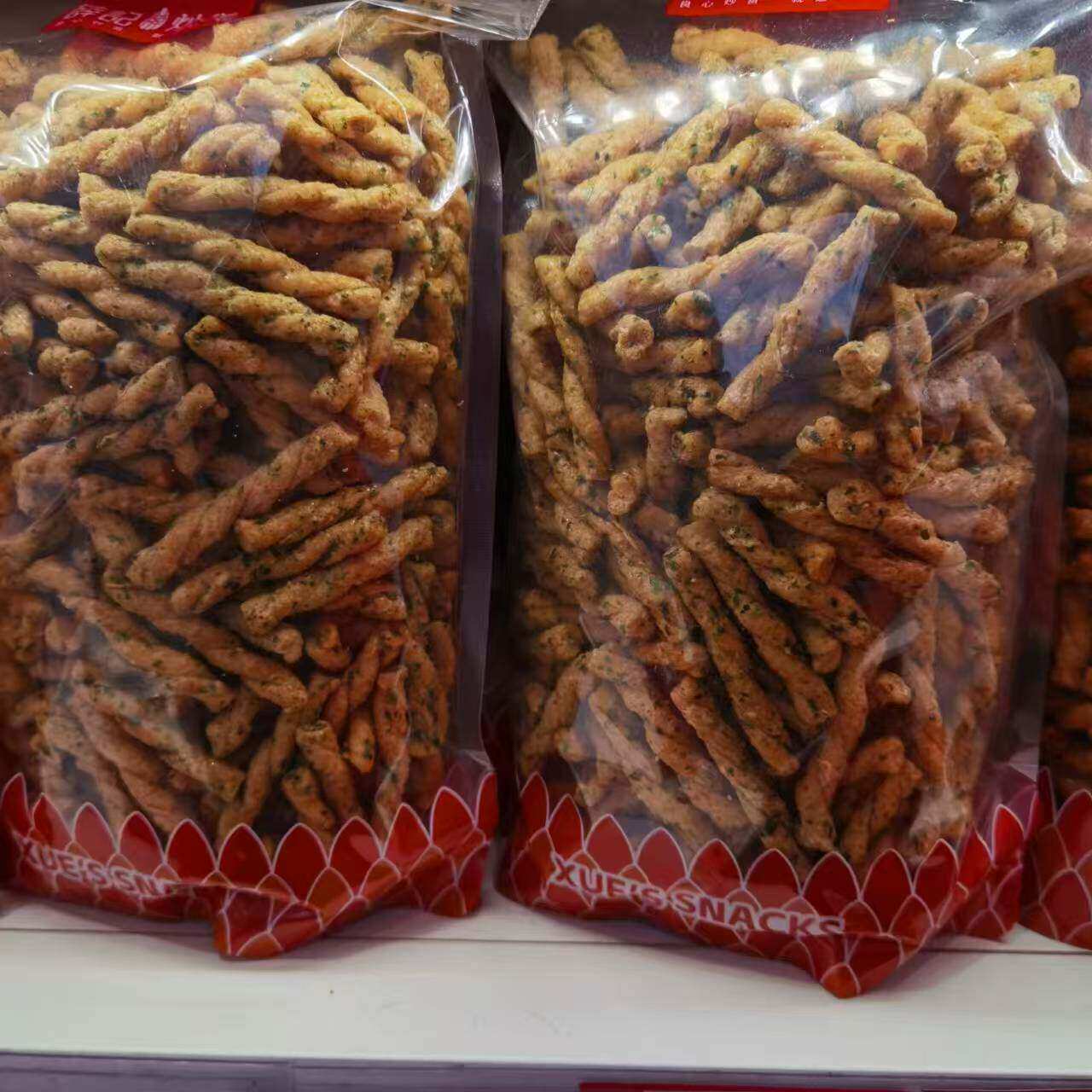 薛记炒货甜辣小麻花海苔小麻花袋装酥脆儿时味道250g网红推荐零食