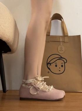 时尚休闲新平底丽5珍单鞋女魔术玛贴202年春夏款珍81558珠款软底