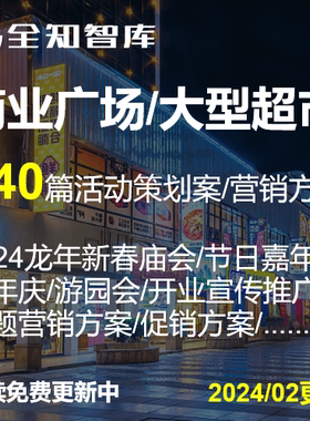 商业广场大型百货商场超市开业节日促销活动策划营销方案PPT模板