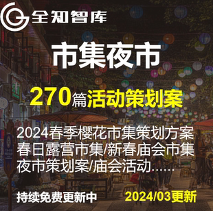 2024市集夜市庙会主题活动策划设计方案PPT全执行方案模版游园会