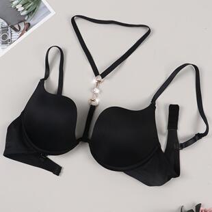 pearl adjustable summer big push gathered chest bra