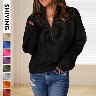 tops loose sleeved color Long solid for outerwear women
