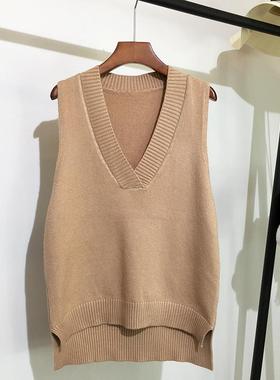 korean loose woman pullover vest winter femme sweater