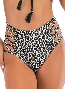 Swim trunks high waist swimming women sexy hip lift pants