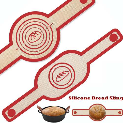 Silicone Bread Sling Sourdough Kit dutch oven Mat Liner