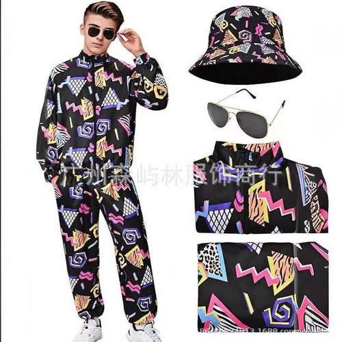 Vintage Disco Sports Retro Outfits Clothes Beach Outfit