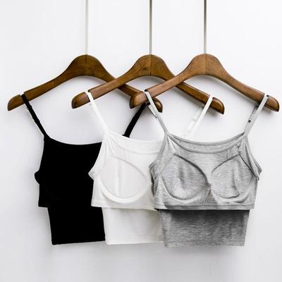 top one-piece cup bra without wear outer for shirt