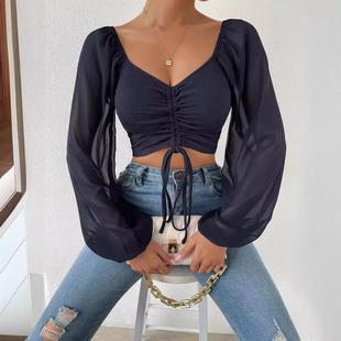 tshirt sexy blusas shirt ladies long woman summer clothes