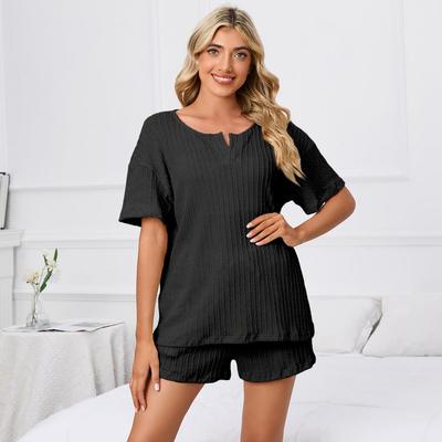 two-piece clothes V-neck and women comfortable version home