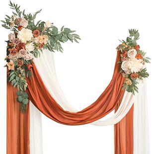 arch set outdoor four arrangement flower piece sign