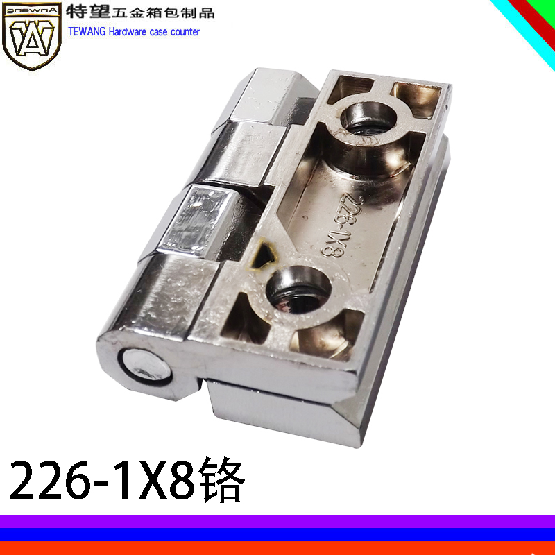 AW/安望226-1X8铬 锌合金重型工业合页 加厚配电箱电柜铰链合页