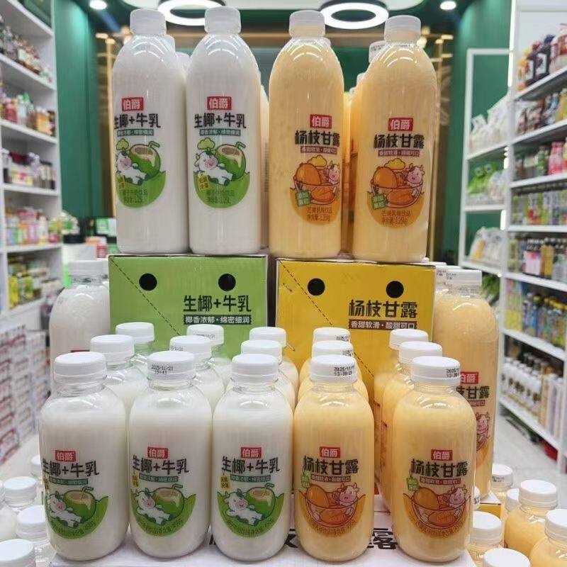 伯爵杨枝甘露生椰牛乳1.25升家庭聚会餐饮大瓶装椰子牛奶果汁