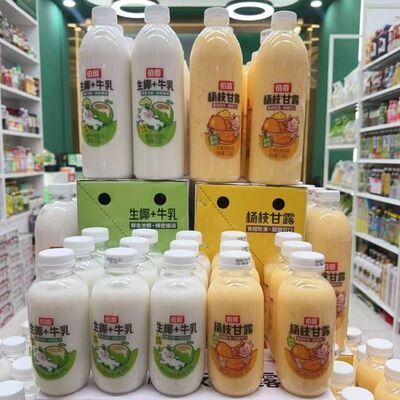 伯爵杨枝甘露生椰牛乳1.25升家庭聚会餐饮大瓶装椰子牛奶果汁