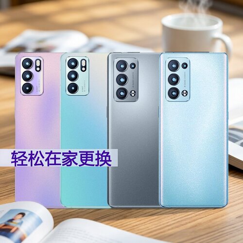 手机玻璃后盖RENO6送胶水带标