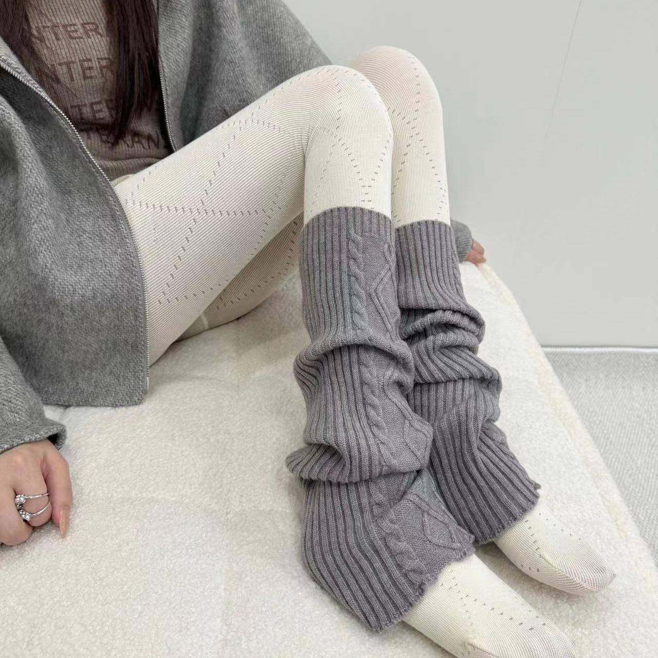 秋冬小香风侧边菱形格加长羊毛针织保暖腿套袜套百搭外穿堆堆袜女,女士内衣/男士内衣/家居服,短袜,淘宝优惠券,粉丝福利购,淘宝优惠卷