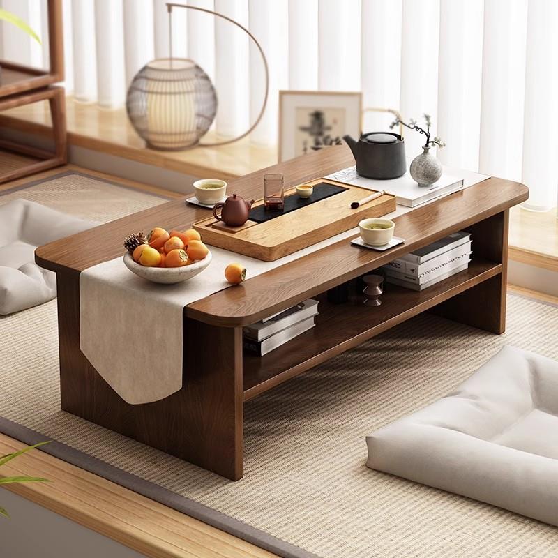 飘窗茶几小桌子日式榻榻米茶桌家用炕桌网红坐地矮桌简易床上桌子