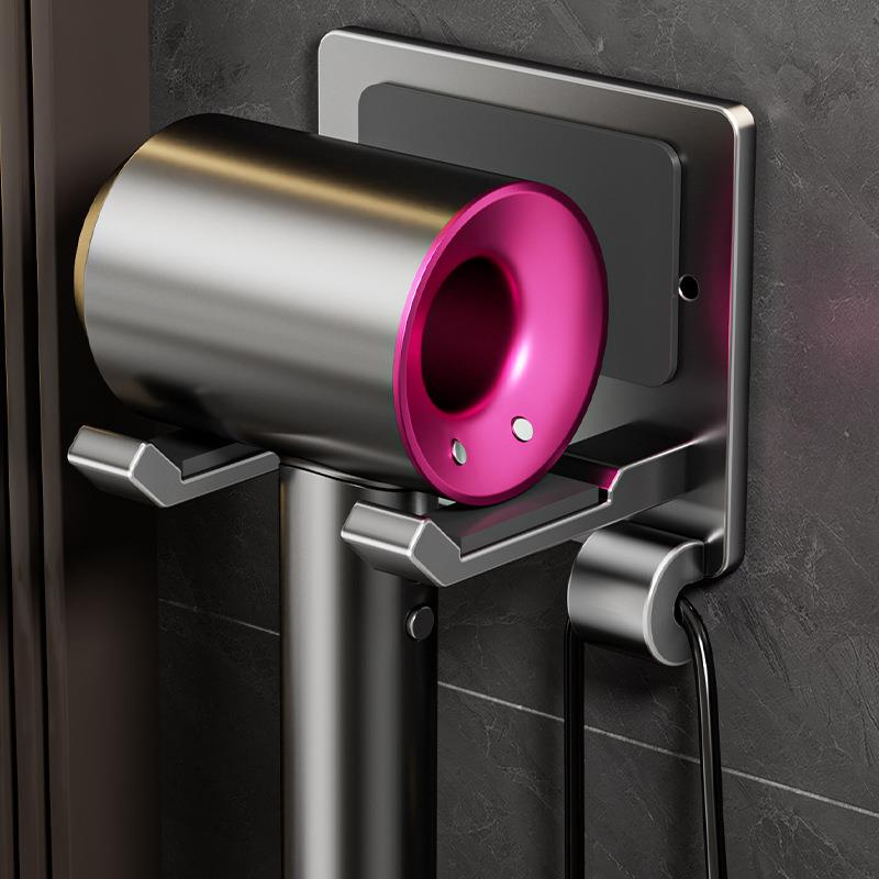 防盗吹风机架免打孔挂墙式酒店客房民宿宾馆电吹风支架风筒置物架